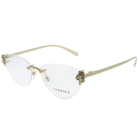 pink versace glasses frames|Versace rimless glasses for women.